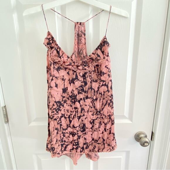 Twenty8twelve by S. Miller Silk tank top sz 8 strappy tie dye - Picture 4 of 6